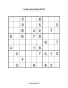 Sudoku - Easy A138 Print Puzzle