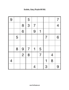 Sudoku - Easy A164 Print Puzzle