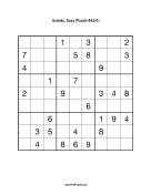 Sudoku - Easy A241 Print Puzzle