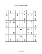 Sudoku - Easy A283 Print Puzzle