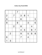 Sudoku - Easy A288 Print Puzzle