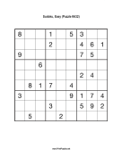 Sudoku - Easy A32 Print Puzzle