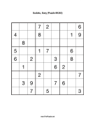 Sudoku - Easy A363 Print Puzzle