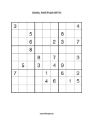Sudoku - Hard A116 Print Puzzle
