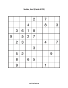 Sudoku - Hard A132 Print Puzzle