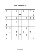 Sudoku - Hard A139 Print Puzzle