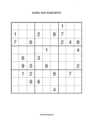 Sudoku - Hard A157 Print Puzzle