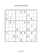Sudoku - Hard A224 Print Puzzle