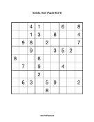 Sudoku - Hard A315 Print Puzzle