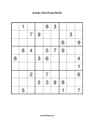 Sudoku - Hard A336 Print Puzzle
