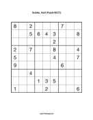 Sudoku - Hard A373 Print Puzzle