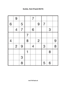Sudoku - Hard A419 Print Puzzle