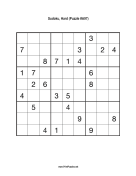 Sudoku - Hard A97 Print Puzzle