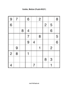 Sudoku - Medium A231 Print Puzzle