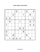 Sudoku - Medium A364 Print Puzzle