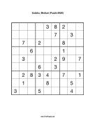 Sudoku - Medium A80 Print Puzzle