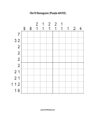 Nonogram - 10x10 - A103 Print Puzzle