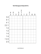 Nonogram - 10x10 - A131 Print Puzzle
