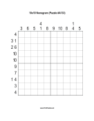 Nonogram - 10x10 - A133 Print Puzzle