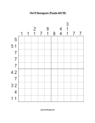 Nonogram - 10x10 - A139 Print Puzzle