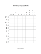 Nonogram - 10x10 - A158 Print Puzzle