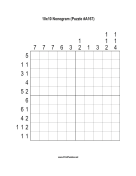 Nonogram - 10x10 - A167 Print Puzzle