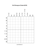 Nonogram - 10x10 - A180 Print Puzzle