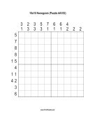 Nonogram - 10x10 - A183 Print Puzzle