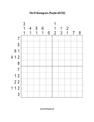 Nonogram - 10x10 - A192 Print Puzzle