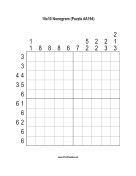 Nonogram - 10x10 - A194 Print Puzzle
