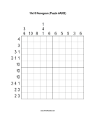 Nonogram - 10x10 - A202 Print Puzzle