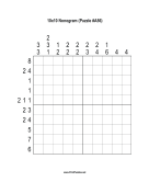 Nonogram - 10x10 - A56 Print Puzzle