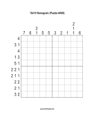 Nonogram - 10x10 - A66 Print Puzzle
