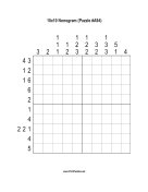 Nonogram - 10x10 - A94 Print Puzzle