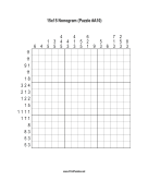 Nonogram - 15x15 - A10 Print Puzzle
