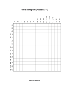 Nonogram - 15x15 - A114 Print Puzzle