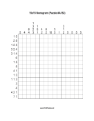 Nonogram - 15x15 - A152 Print Puzzle