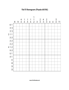 Nonogram - 15x15 - A164 Print Puzzle