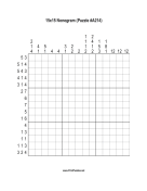Nonogram - 15x15 - A214 Print Puzzle