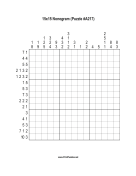 Nonogram - 15x15 - A217 Print Puzzle