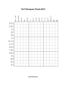 Nonogram - 15x15 - A31 Print Puzzle