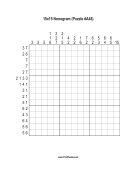 Nonogram - 15x15 - A48 Print Puzzle