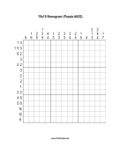Nonogram - 15x15 - A52 Print Puzzle