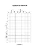 Nonogram - 15x20 - A124 Print Puzzle