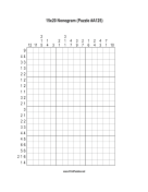 Nonogram - 15x20 - A125 Print Puzzle