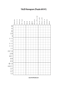 Nonogram - 15x20 - A141 Print Puzzle