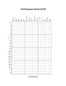Nonogram - 15x20 - A149 Print Puzzle
