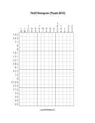 Nonogram - 15x20 - A18 Print Puzzle