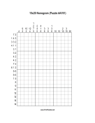 Nonogram - 15x20 - A191 Print Puzzle