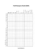 Nonogram - 15x20 - A200 Print Puzzle